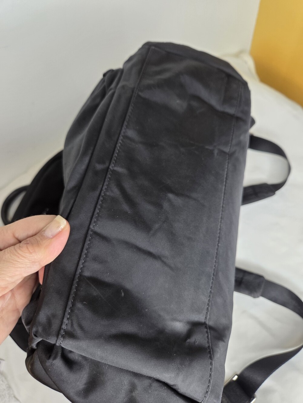 Tumi - Black Nylon Backpack - Sleek Everyday Travel Bag - Picture 15 of 16